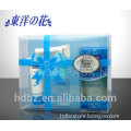 delicate cheap pvc/pp/pet cosmetics transparent box